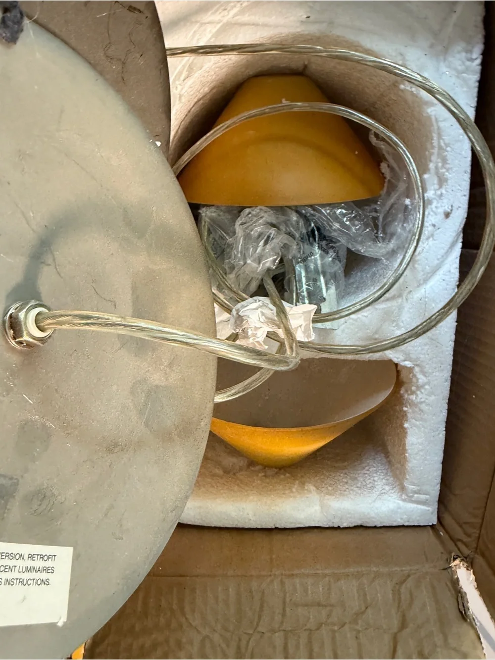 Troy Lighting Odyssey 1LT Pendant Mini - yellow